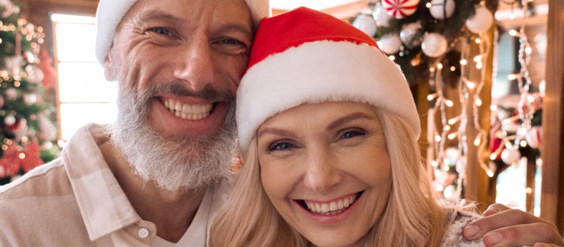 Dental Implant Patients Smiling During The Holidays